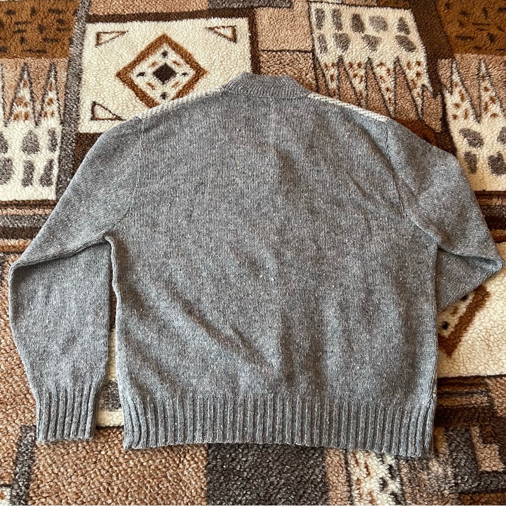 Vintage Pendleton Fair Isle Wool V Neck Sweater - Picture 4 of 6